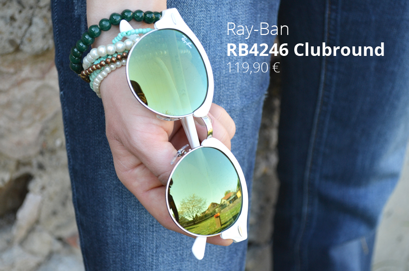 Zonnebril Ray-Ban Clubround-Visiofactory