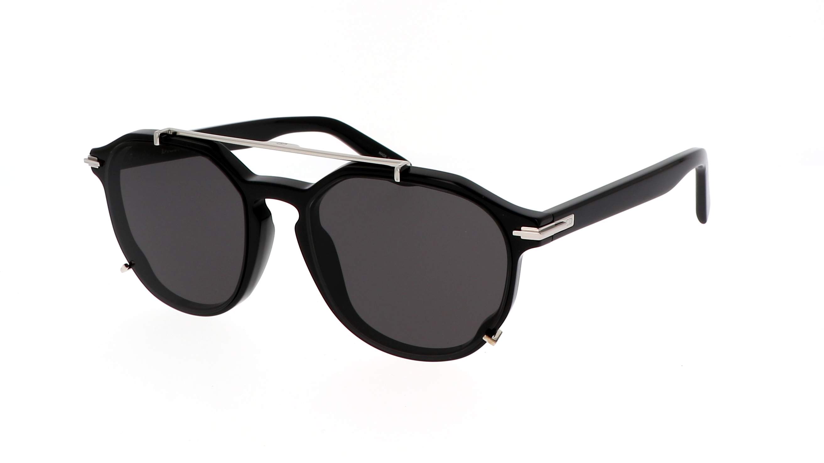 Dior DiorBlackSuit RI 10A0 zwarte rechthoekige zonnebril