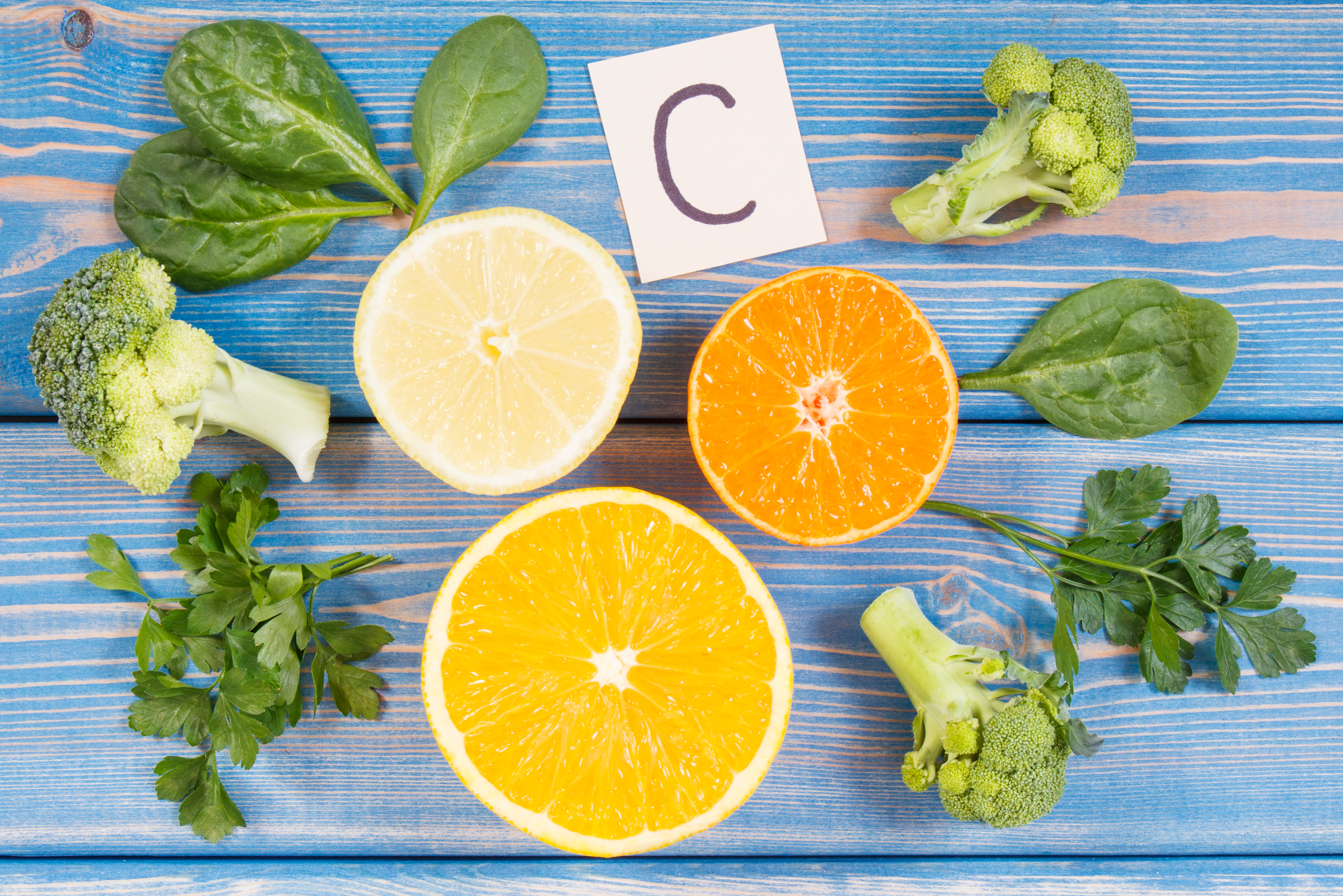 Fruit en groenten rijk aan vitamine C voor gezonde ogen