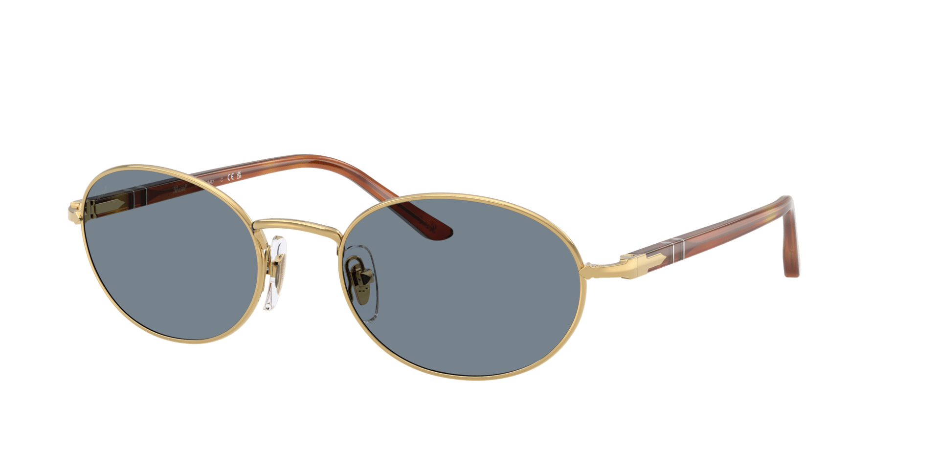 Persol Ida PO1018S goud met blauwgrijze glazen