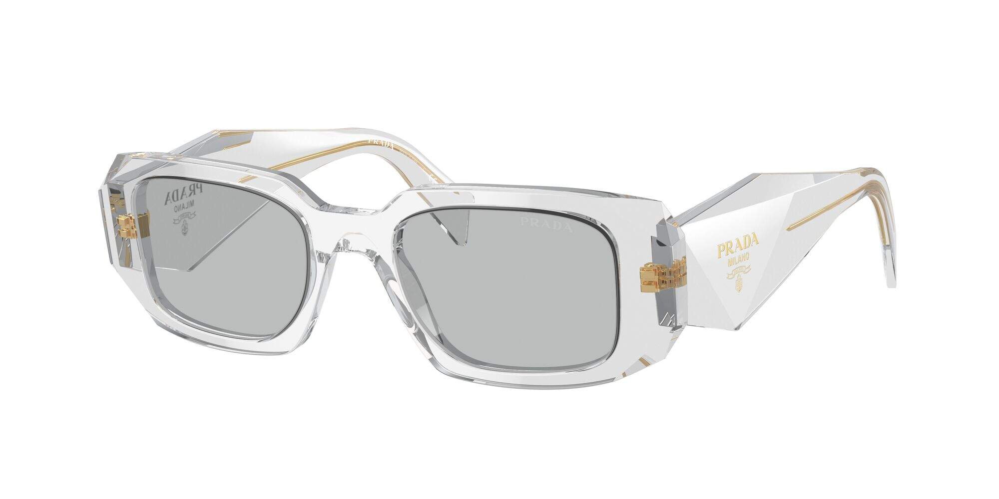 Prada PR 17WS met grijze glazen en natuurgetrouwe kleurweergave
